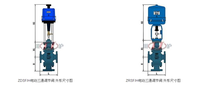 電動三通調節閥結構圖
